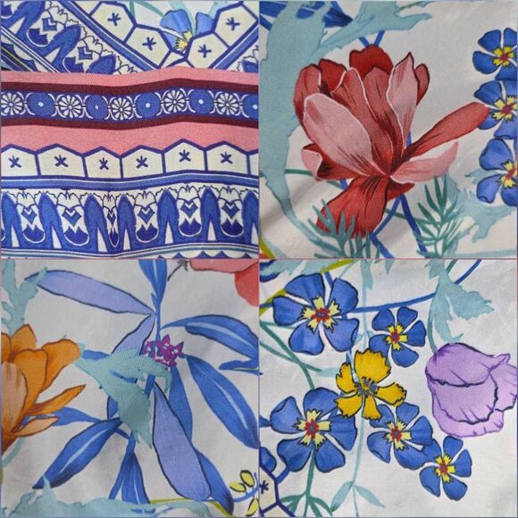 🔹️NWT Johnny Was Silk Cassia Asymmetric Hem Sleeveless Dress Small - Picture 7 of 13